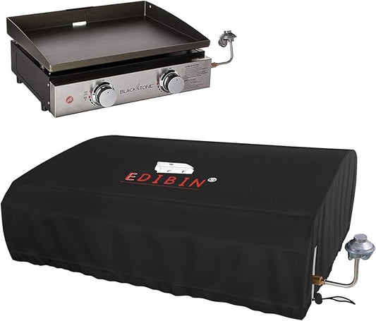 22 inch Griddle Cover for Blackstone 22 inchTabletop Grill Without Hood,900D Polyester Heavy Duty Waterproof Griddle Cover for Blackstone 22" Griddle Cooking Station Without Hood