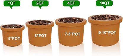 Potting Soil Mix 1qt for Indoor Plants, Organic Houseplant Soil Well Draining Dirt Ready to Use, Fit for House Plant Like Pothos, Philodendron, Monstera, African Violet