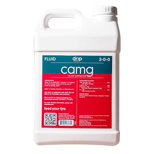 CaMg 2.5 Gallon | High-Concentration Calcium and Magnesium Supplement with Nitrogen and Iron | Essential Micronutrient Blend for Vigorous Plant Growth