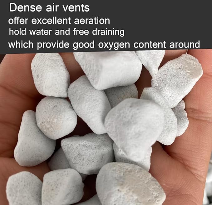 Voulosimi 15QT Organic Perlite Horticultural Soil Amendment for Plants and Enhanced Drainage Enhanced Growth(5-8mm), ZZ-154512156