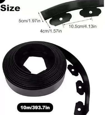 Landscaping Edging,Decorative Garden Fence Border - Border Edging for Lawn with 30 Spikes,for Flower Beds Yard Paver Playground Backyard Porch Landscaping