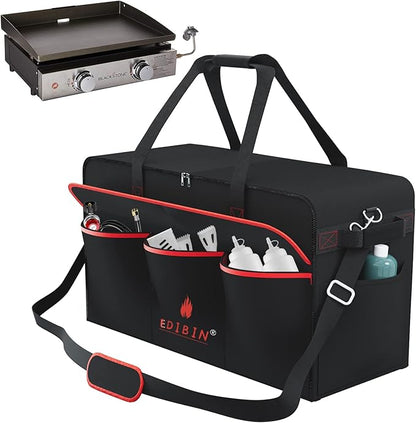 22" Griddle Carry Bag for Blackstone 22 Inch Tabletop Grill Without Hood,fits for Blackstone 1666 Tabletop Griddle,Water Resistant 600D Polyester Heavy Duty
