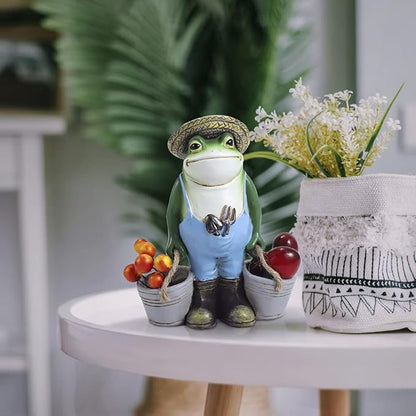 Frog Garden Decor, Frogs Garden Statue for Yard, Garden, Indoor Outdoor Decoration and Housewarming Gift