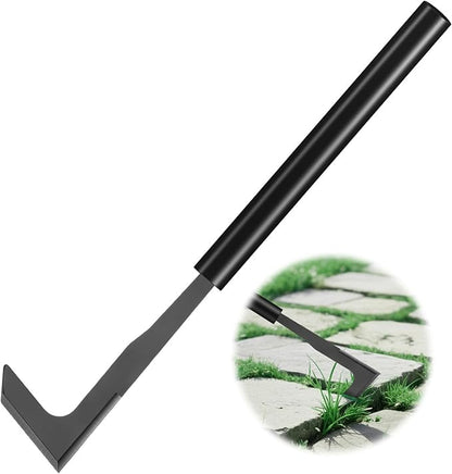 2025 Upgraded 13.5'' Crack Weeder Tool, Carbon Steel Handle Manual Crevice Weeding Tool Weed Puller Gardening Tool for Sidewalk, Paver, Wall Gaps, Lawn Yard, Driveway, Bricks, Deck Boards