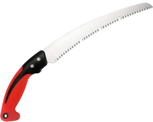 11 Inch Hand Pruning Saw with Saw Blade Enclosure for Garden Trimming Wood Camping Tree Branches