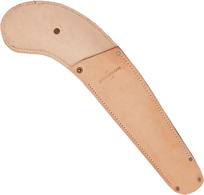 Jameson HS-11TE-SWL 11" Straight Blade Hand Saw With Wood Handle & Leather Scabbard