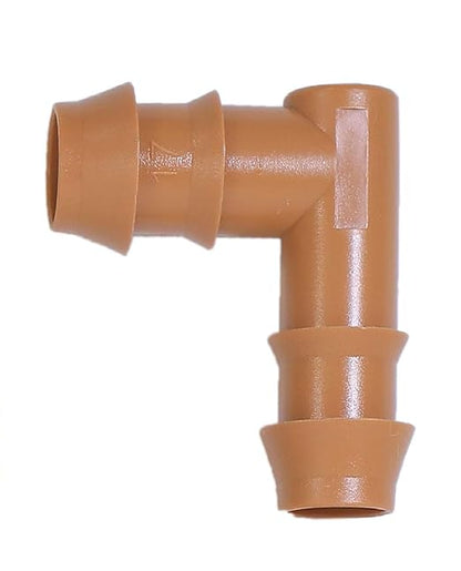 APT 1/2 Inch Drip Irrigation Fittings. 27 Count Full Irrigation System Connectors. Set of Faucet Adapter, Elbow, Transfer, Tee, End Plug, Cross and Gourmet. Also fits 17 MM Hose.