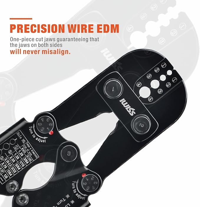 iCrimp Wire Rope Crimping Tool Kit with Wire Rope Cutter and 375pcs Sleeve Kit, Fishing Crimping Tool IWS-1608M & CWR-35, Set in Box