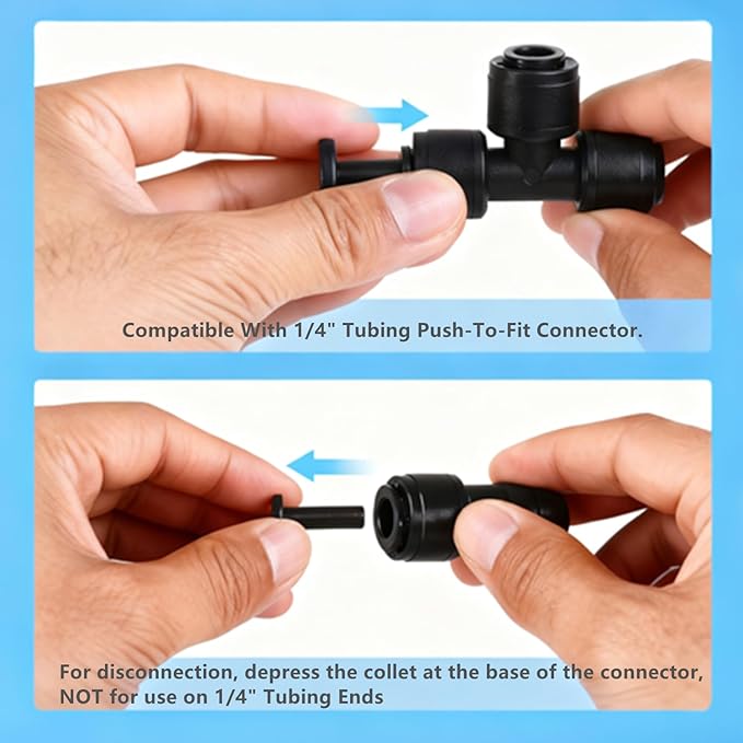 30 Pcs 1/4" Quick Connect Port Plugs, Sealing Caps for Unused Outlets on Quick Connect Drip Irrigation Fittings, Valves, Tees - Leak-Proof Blanks for 1/4 Inch Quick Connect System