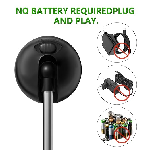 4-in-1 Soil Tester, Soil Moisture Meter/Soil PH Meter/Sun-Light/Fertility, Moisture Meter for Plants Gardening, Lawn, Farm (No Battery Required)