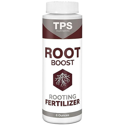 TPS NUTRIENTS Root Boost Advanced Rooting Formula for Living Soil and White Roots, Plus Microbes 1/2 Pint (8 oz)