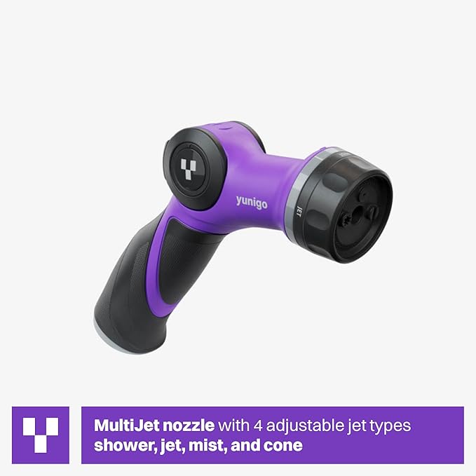 RELAX Expandable Garden Hose 100ft – Lightweight Hose with Anodized Aluminum Couplings & Spray Nozzle. Stylish Water Hose Ideal for watering Small Garden