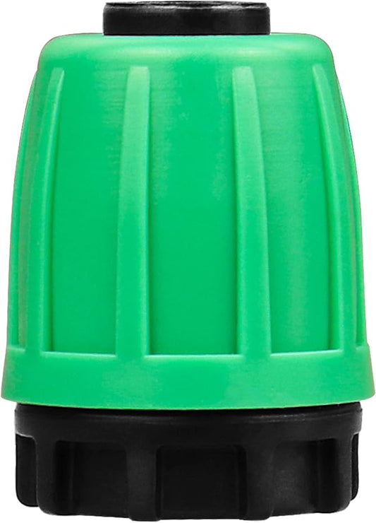 Drip Irrigation Fittings for 1/2 Inch Drip Tubing (1/2" ID x 0.65" OD), 12 Pieces 1/2'' Drip Line End Caps Anti-drop Locked Nut Barbed End Plug Connectors, Garden Irrigation Parts for Drip Hose