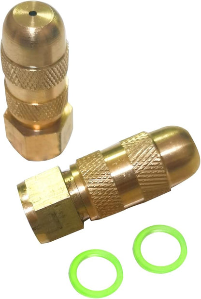 2Pcs High Pressure Misting Nozzle,Adjustable Spray Nozzle Tips for Backpack Sprayers,Farm Irrigation and Garden Irrigation Nozzle Replacement Kit