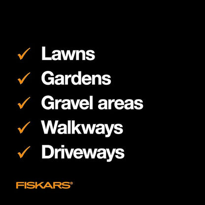 Fiskars 4-Claw Stand Up Weed Puller Tool, Gardening Hand Weeding Tool with 39" Long Ergonomic Handle with Easy-Eject Mechanism