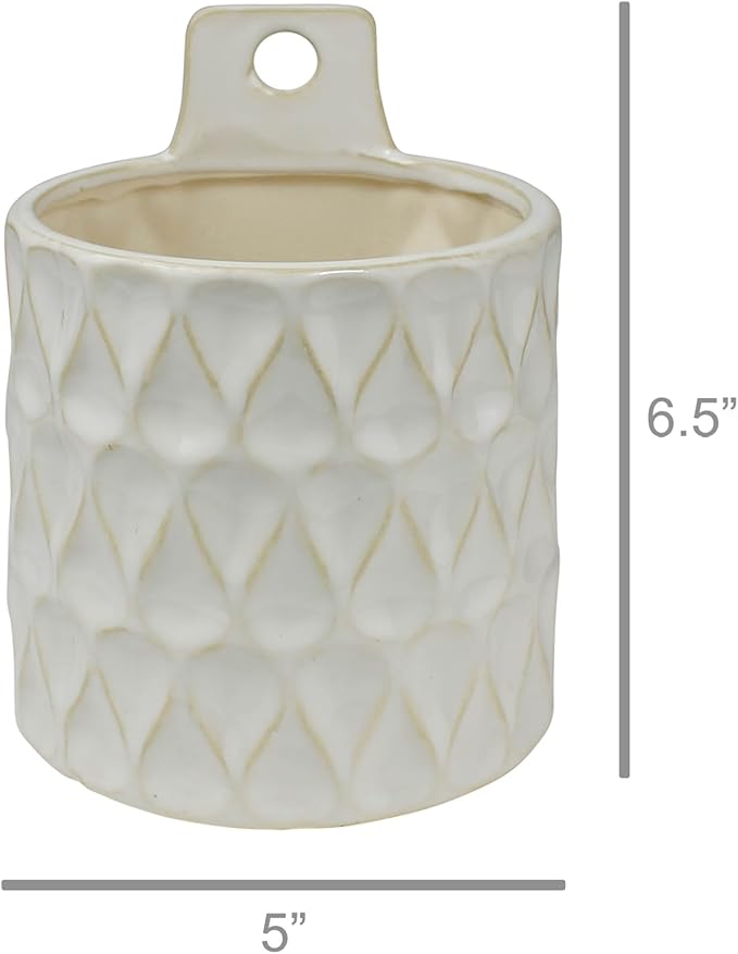 HomArt Elza Wall Planter, Ceramic - Small