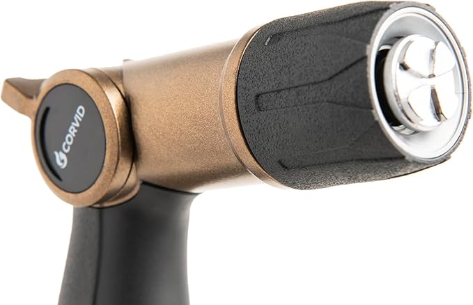 3-Pack Corvid Thumb Control Adjustable Nozzle - Heavy-Duty Metal, 1-Pattern Spray with Ergonomic Grip for Easy Water Flow Control, Ideal for Tough Cleaning and Watering Tasks like Car Washing,Garden