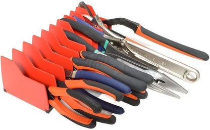MLTOOLS Pliers Pro Premium No-Slip Organizer, 2-Pack Holds 20 Tools of Any Size, Rubber Base Keeps Tools in Place, Fuel & Solvent Resistant Tool Holder – Made in USA