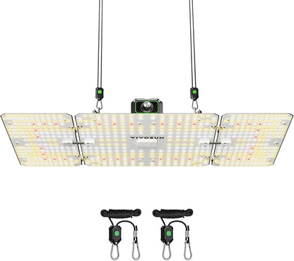 VIVOSUN VS2000 LED Grow Light with Full Spectrum Diodes & Brand Driver Dimmable Lights Sunlike for Seedling Veg & Bloom Plant Grow Lamps for 2x4/3x3 Grow Tent