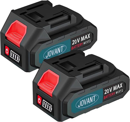 20V 4.0Ah Lithium Battery, Cordless Tools Compatible with Electric Pruning Shears,Rechargeable Li-ion Battery for Pruning Shears &Nail Gun（2-Packs）(Charger Not Included)