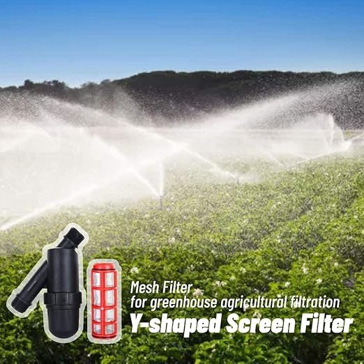 3/4" Irrigation Filter 3/4" Screen Filter Mesh Gardening Drip Irrigation Water Tank Pool Pump for Garden Greenhouse Agricultural