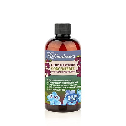 Gardenera Plant Growth Superfood for PHALAENOPSIS with 18 Essential Vitamins & Minerals - Organic Plant Food Fertilizer - Micro-Fungi and Bio-Organisms for ORCHID Plant Care & Growth Enhancement - 8oz
