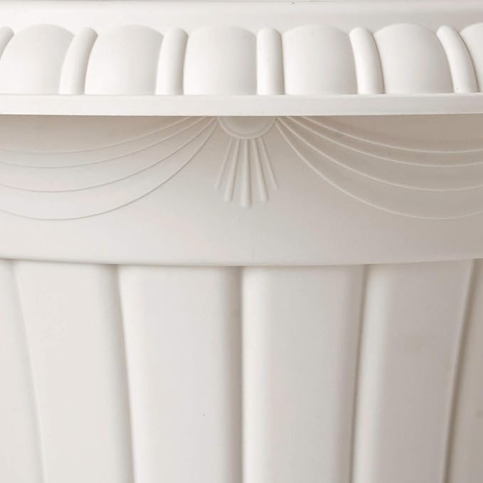 Arcadia Garden Products Classic Traditional Plastic Urn Planter Indoor/Outdoor