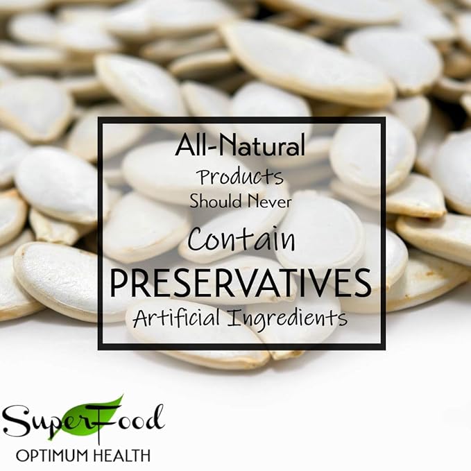 Gerbs Raw Whole Pumpkin Seeds 2 lbs. | In-Shell, 10.5 mm Size, Resealable Bag | Mildly Nutty & Crunchy | Top 14 Allergen-Free