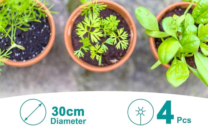 Coconut Fiber Mulch Rings for Winter Plant Protection Coconut Fibers Mulch Ring for Shrubs Against Cold Frost Wind, 4PCS 11.7inches/30cm Diameter