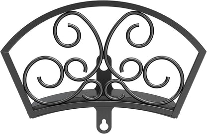 GOFORWILD Garden Hose Holder, Decorative Hose Butler Sturdy Water Hose Rack, Durable Wall Hose Hanger, Holds 125-Feet of 5/8-Inch Hose, Hose Reel, Made of Gauge Steel, 7019