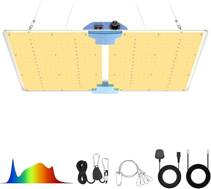 Phlizon PL2000 Plant LED Grow Light with LM281B LEDs Dimmable & Daisy Chain 2x2ft 3x3ft 2x4ft Coverage Full Spectrum Grow Lamp for Indoor Plant Led Grow