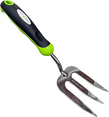 Garden Guru Stainless Steel Hand Weeder Fork Tool – Rust Resistant Stainless Steel – Ergonomic Handle – Great for Planting, Spreading Mulch, Weeding, Loosening & Transplanting Soil - 1 Case (50 Pcs)