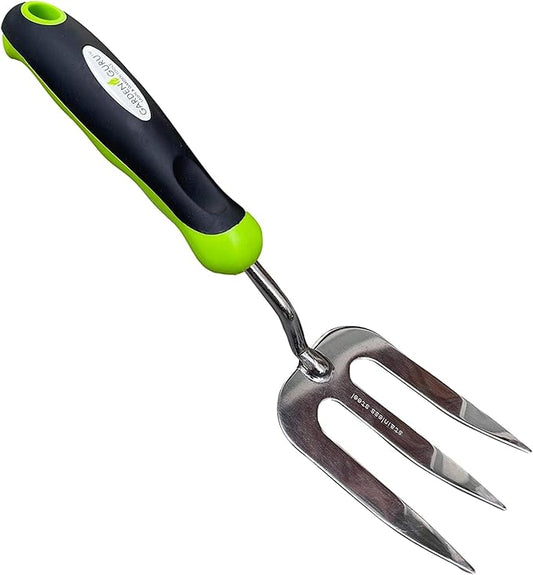 Garden Guru Stainless Steel Hand Weeder Fork Tool – Rust Resistant Stainless Steel – Ergonomic Handle – Great for Planting, Spreading Mulch, Weeding, Loosening & Transplanting Soil - 1 Case (50 Pcs)