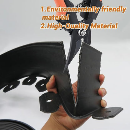 4In× 70Ft Landscape Edging with 120 Stakes, No Dig Garden Edging for Lawn Edging,Landscape Border Passway Border and Flower Bed Border