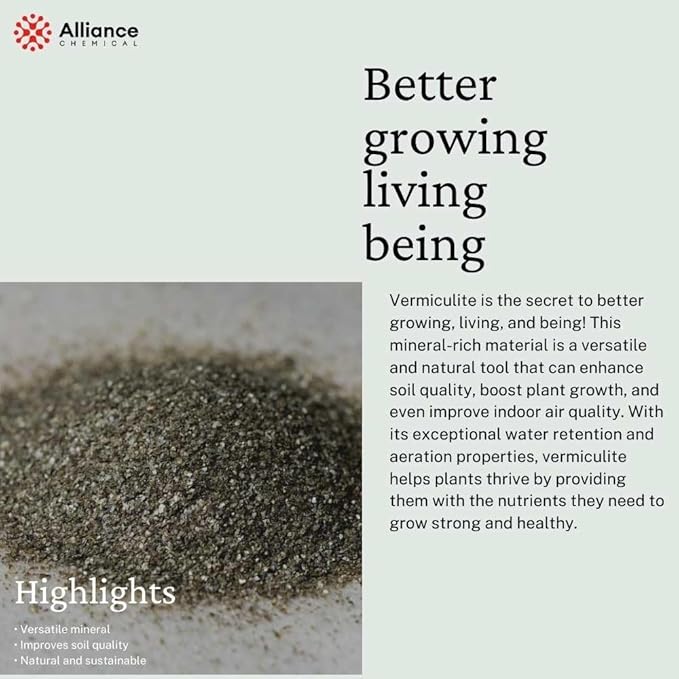 Premium Organic Fine Vermiculite - 12 Cubic Feet, 6-Pack (306 Quarts) - Soil Amendment for Gardens, Essential for Mushroom Cultivation, Organic Potting