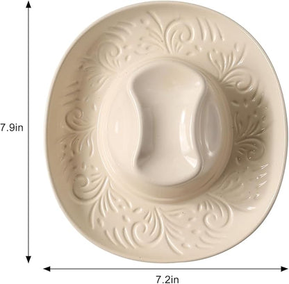 Hanging Wall planters for Indoor Plants, Ceramic Cowboy Wall vases for Flowers, for Bathroom, Living Room, Office, and Home Decor.7.9 x 7.2 x 2.4IN