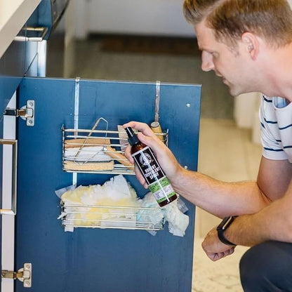 Grandpa Gus's Mouse Rodent Repellent, Peppermint & Cinnamon Oil Formula, Repels Mice & Rats from Nesting, Chewing in Homes/RV, Boat/Car, Storage & Wiring, 8 Oz RTU Spray