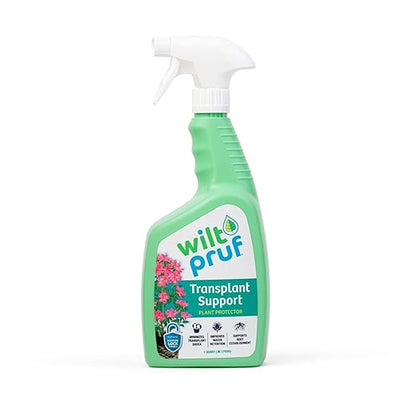 Wilt-Pruf® Transplant Support Spray | Reduces Transplant Shock and Moisture Loss | Organic Plant Protector (32 oz)