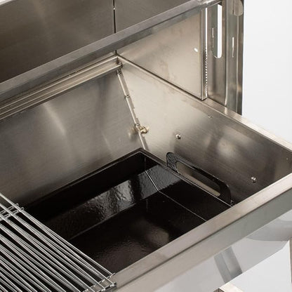 TITAN GREAT OUTDOORS Ash & Ember 25W Stainless Steel BBQ Rotisserie Grill with High Efficiency Windscreen, 4 RPM Rotation Speed, Rated 125 LB for Large Game, Portable Electric Outdoor Roaster