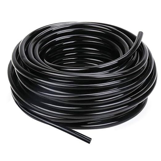 5/16 Dropper Blank Distribution Pipe,50 Foot (15 m) Black Drip Pipe for DIY Garden Irrigation Systems,Drip Lines,Drip Pipes and Drip Irrigation System Parts