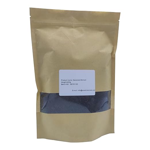 Seaweed Extract, 100% Water-Soluble granular Organic high-Efficiency Fertilizer, Used for Plants, Gardens, and Agriculture(400g/14.1oz)