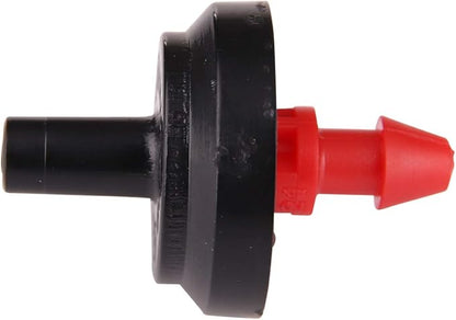 Raindrip PC2010B 1/2 GPH Pressure Compensating Drippers, Drip Irrigation Emitters for Drip Irrigation Gardening System, Maintains Constant Water Flow, 20-Pack, Red Reds