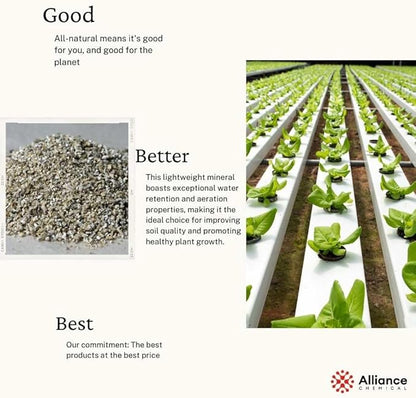 Premium Organic Fine Vermiculite - 8 Cubic Feet, 4-Pack (204 Quarts) - Soil Amendment for Lush Gardens, Essential for Mushroom Cultivation and Organic Indoor Use