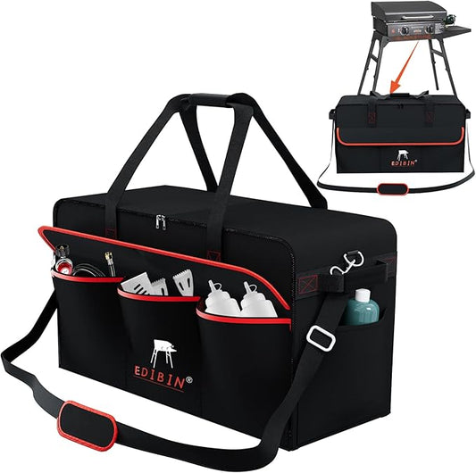 22 inch Griddle Carry Bag for Blackstone 17 Inch Grill & 22 Inch Griddle with Hood and Stand, 22" Tabletop Grill Carry Bag for Blackstone Models 1891 & 1814, Water-Resistant 22" Grill Carry Bag