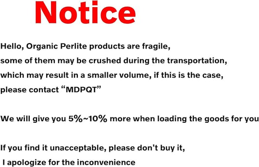 10 QT Professional Grade Horticultural Organic Perlite (10 QT, Perlite)
