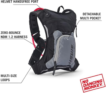 USWE Outlander Hydration Pack with Water Bladder, Hydration Backpack - Backpack for Cycling, MTB, Trail Running & More