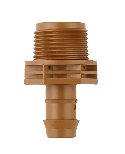 APT 1/2 Inch Drip Irrigation Fittings. 27 Count Full Irrigation System Connectors. Set of Faucet Adapter, Elbow, Transfer, Tee, End Plug, Cross and Gourmet. Also fits 17 MM Hose.