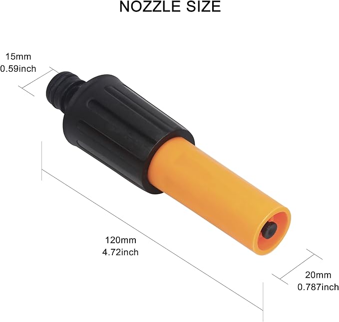 Garden Hose Connectors Fitting Set Hose Pipe Quick Connector Inlet Adapter for Reels and Carts, Water Connection, Hosepipe Fitting Fits 1/2 & 3/4 Inch Universal Tap (9 Fitting, 1 Waterstop)