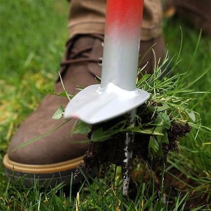 GARDEN WEASEL WeedPopper Step & Twist – Black Ergonomic Grip | Stand Up Weed Puller Tool for Dandelion, Crabgrass & Root Removal | Heavy Duty Lawn & Garden Weeder | 95206-A