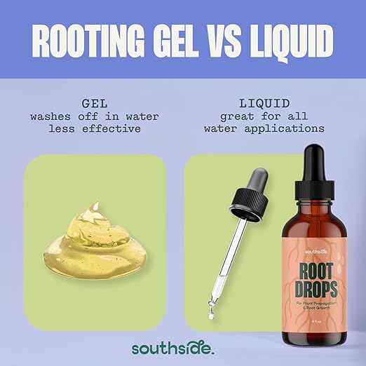 Root Drops - Liquid Rooting Hormone | Fast Propagation, Stronger Roots, Less Shock | Works in Water, Soil, Leca, Moss | for All Indoor Houseplants Like Pothos, Monstera, Philodendron (4 oz)